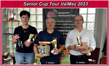 Hráči Senior Cup Tour ValMez 2023: 1. - 3. místo