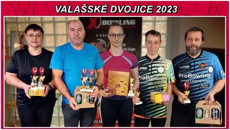 Hráči Valašských dvojic roku 2023: 1.-3. místo