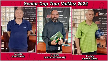 Hráči Senior Cup Tour ValMez 2022: 4. - 6. místo
